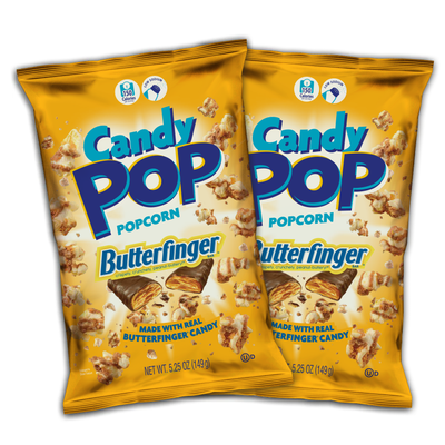 Sweet Meets Salty: A Magical Munch with Candy Pop Butterfinger Popcorn